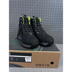 Orvis Black and Green Boots: Mens 7 women’s 8